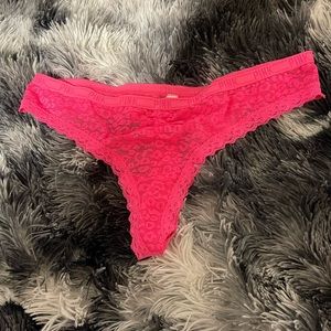 PINK thong NWOT